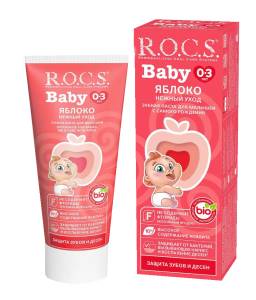Рокс Baby зубная паста для детей 0-3 лет Яблоко 45г